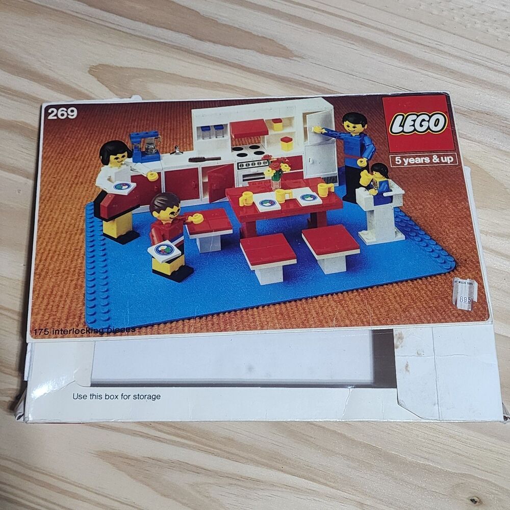 Vintage 1978/1979 LEGO Homemaker Set No 269 KITCHEN No Pieces - EMPTY BOX ONLY